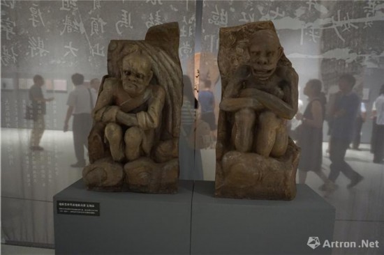 地獄變相寒冰地獄（局部）復(fù)制品 四川美術(shù)學(xué)院